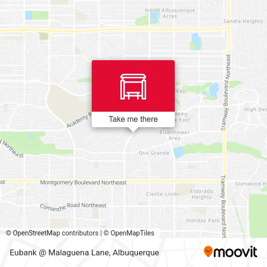 Eubank @ Malaguena Lane map