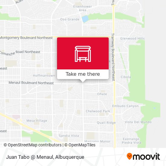 Mapa de Juan Tabo @ Menaul