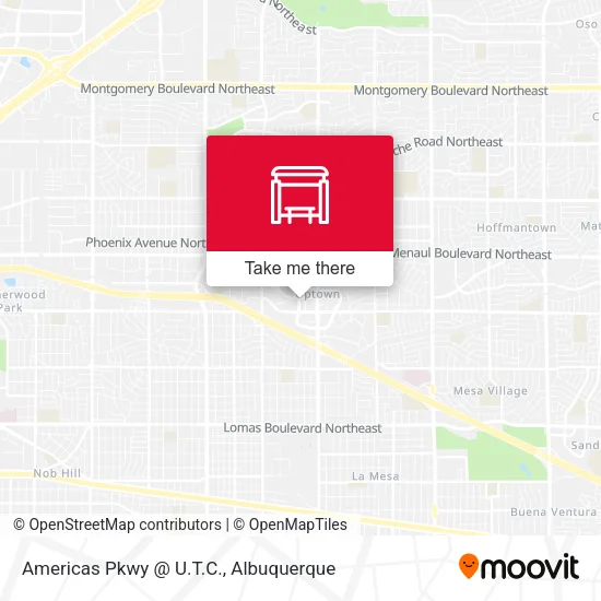Mapa de Americas Pkwy @ U.T.C.