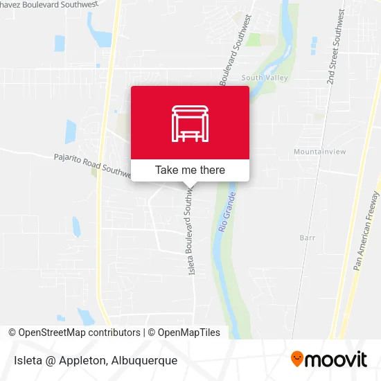 Isleta @ Appleton map
