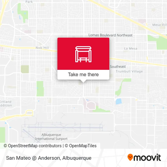 Mapa de San Mateo @ Anderson