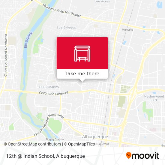 12th @ Indian School map