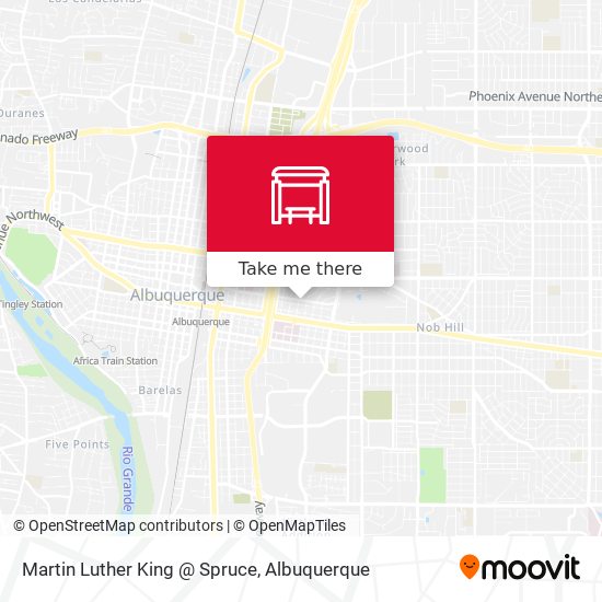Mapa de Martin Luther King @ Spruce