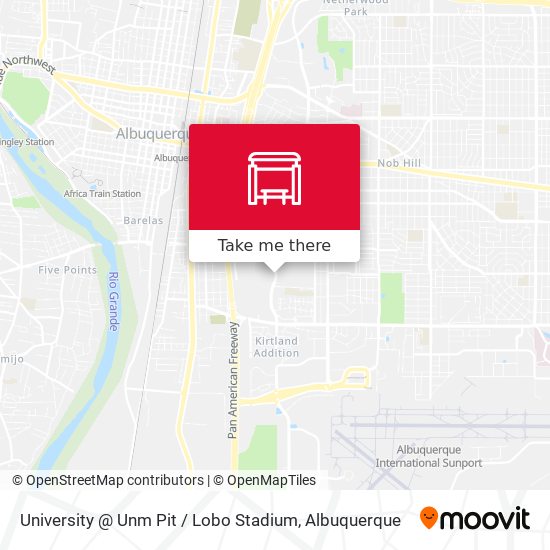 University @ Unm Pit / Lobo Stadium map