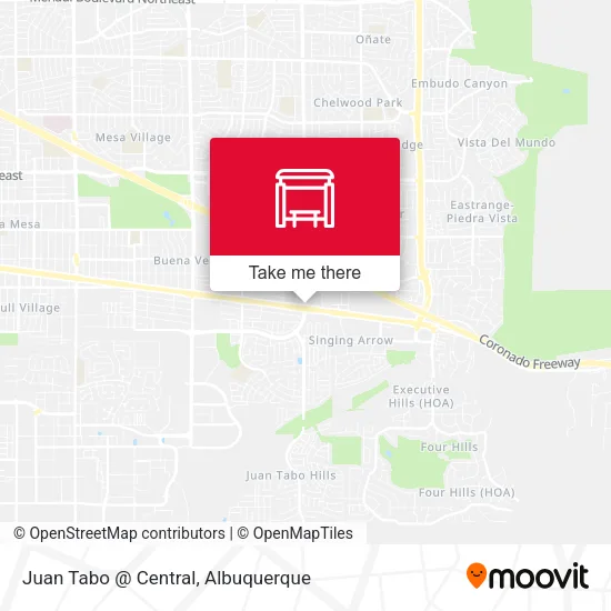 Mapa de Juan Tabo @ Central