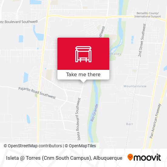 Mapa de Isleta @ Torres (Cnm South Campus)