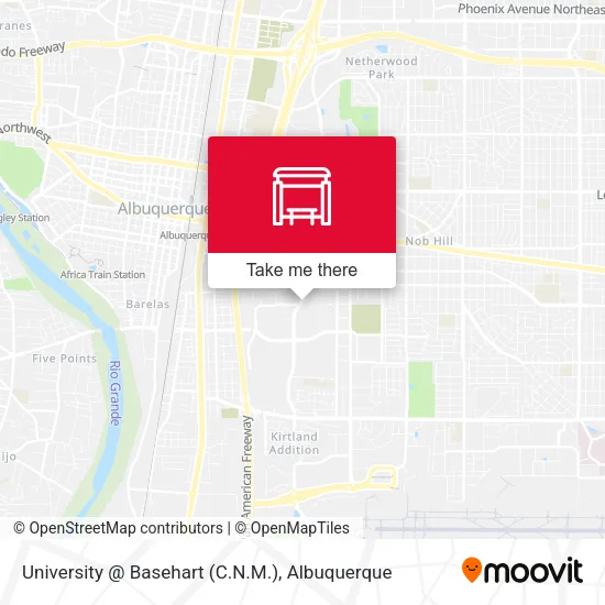 Mapa de University @ Basehart (C.N.M.)