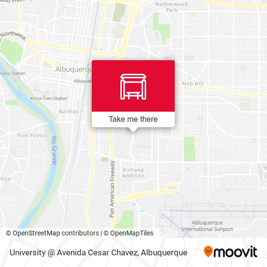Mapa de University @ Avenida Cesar Chavez