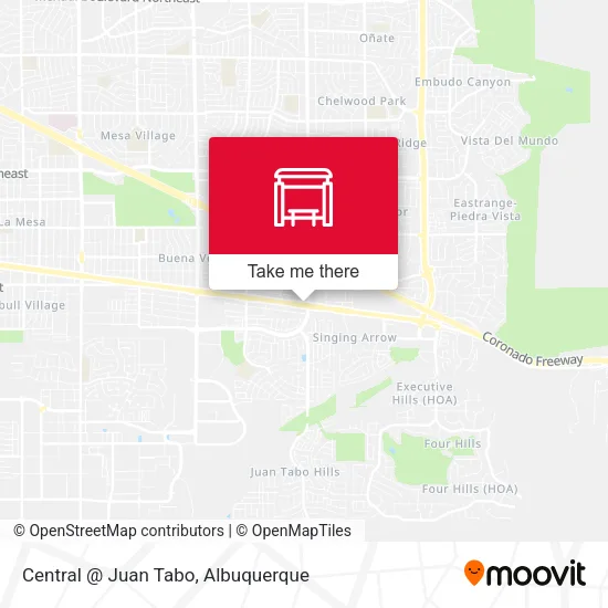 Central @ Juan Tabo map