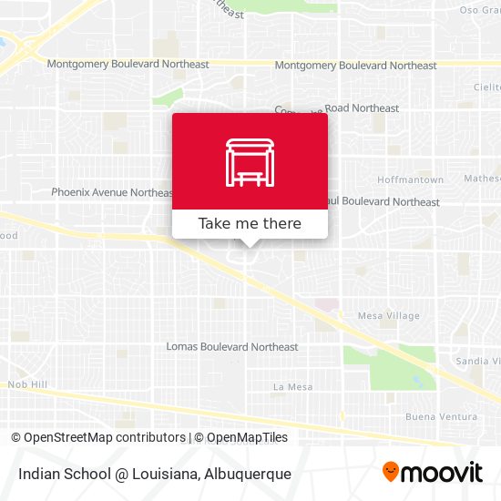 Indian School @ Louisiana map