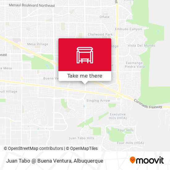 Juan Tabo @ Buena Ventura map