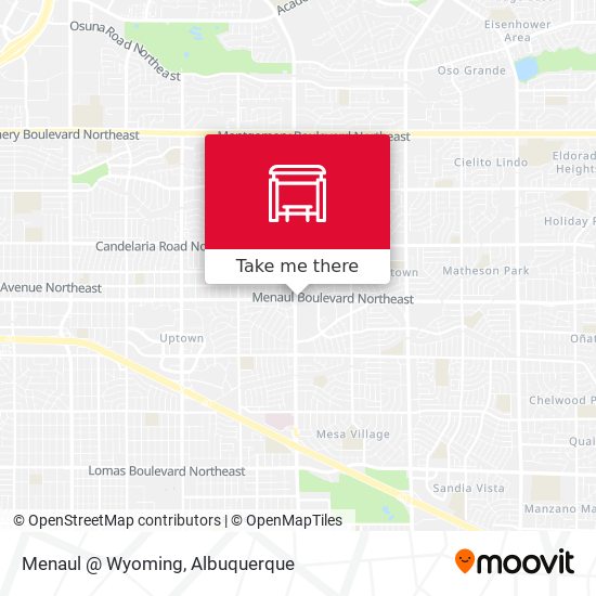 Menaul @ Wyoming map