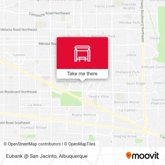 Mapa de Eubank @ San Jacinto