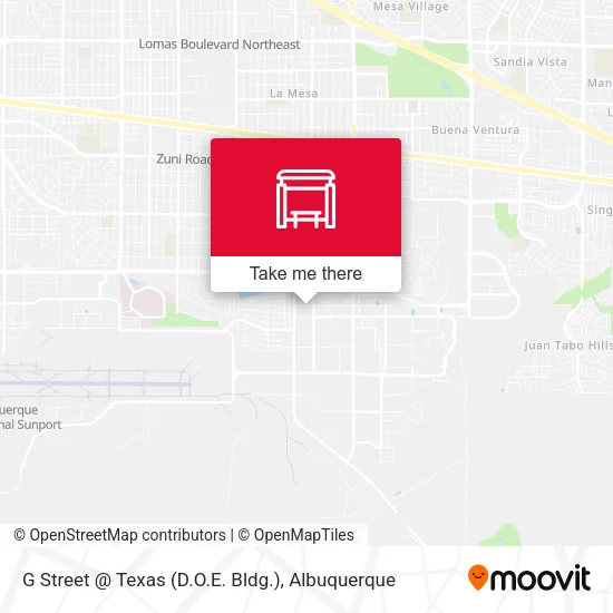 Mapa de G Street @ Texas (D.O.E. Bldg.)