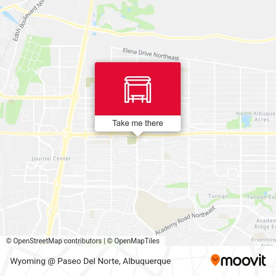 Mapa de Wyoming @ Paseo Del Norte