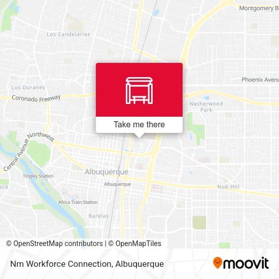 Mapa de Nm Workforce Connection