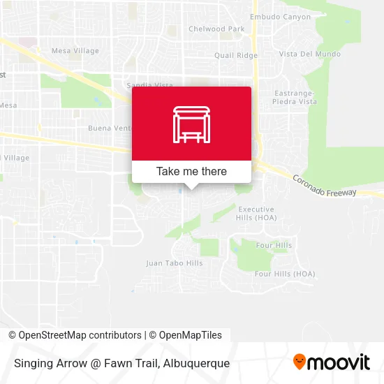 Mapa de Singing Arrow @ Fawn Trail