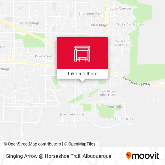 Mapa de Singing Arrow @ Horseshoe Trail