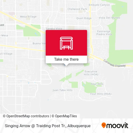 Mapa de Singing Arrow @ Traiding Post Tr.
