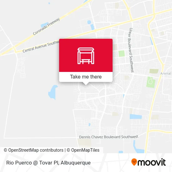 Mapa de Rio Puerco @ Tovar Pl