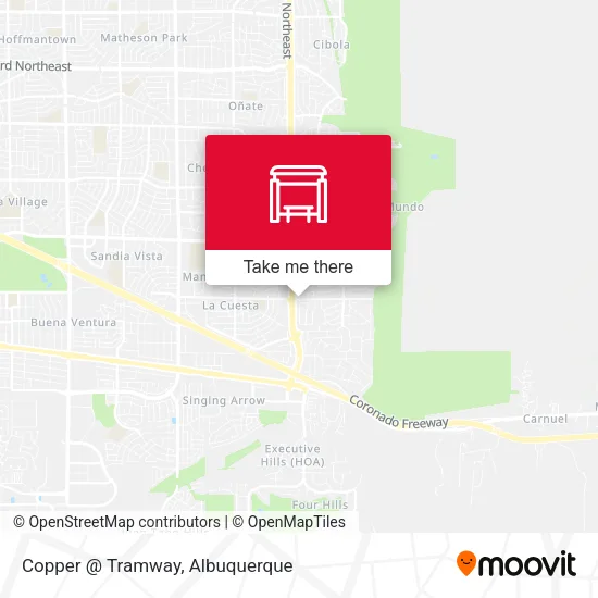 Copper @ Tramway map