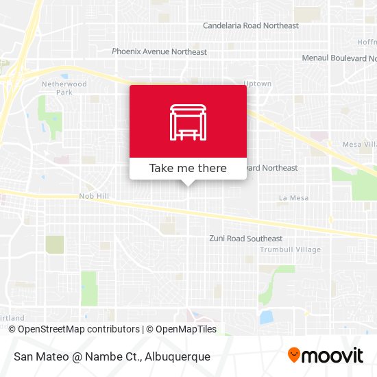 Mapa de San Mateo @ Nambe Ct.