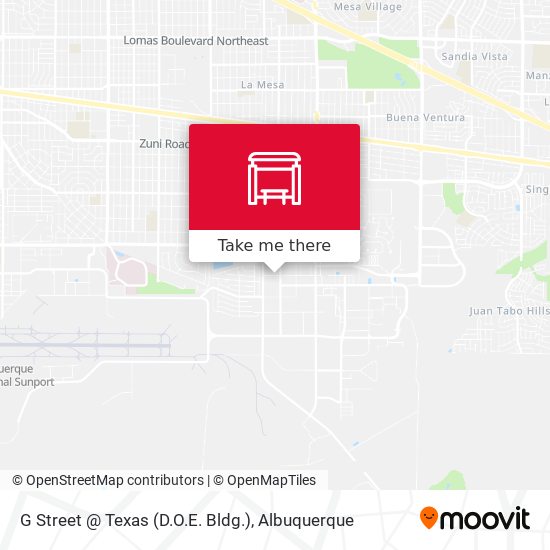 G Street @ Texas (D.O.E. Bldg.) map
