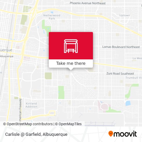 Carlisle @ Garfield map