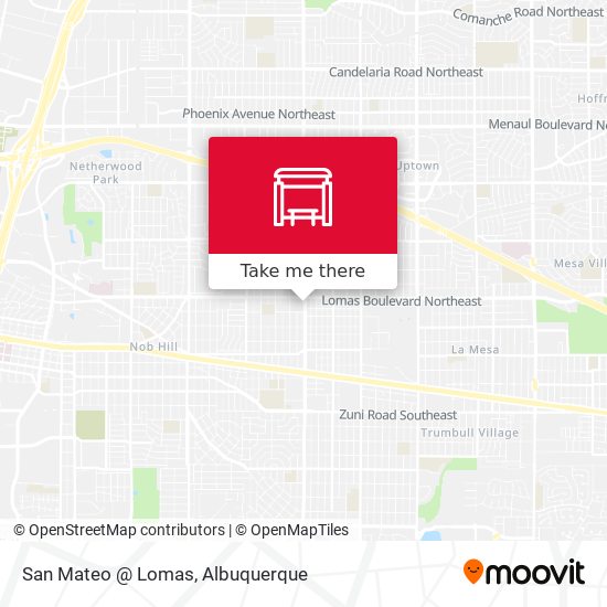San Mateo @ Lomas map