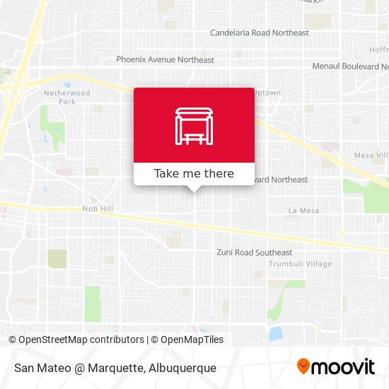 San Mateo @ Marquette map