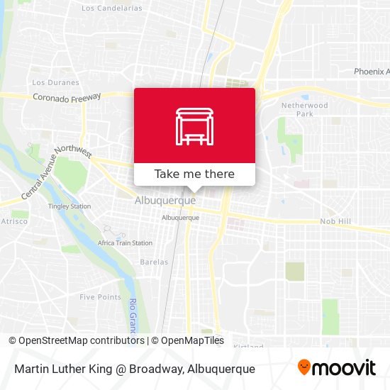 Martin Luther King @ Broadway map