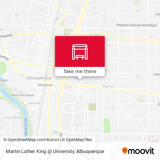 Mapa de Martin Luther King @ University