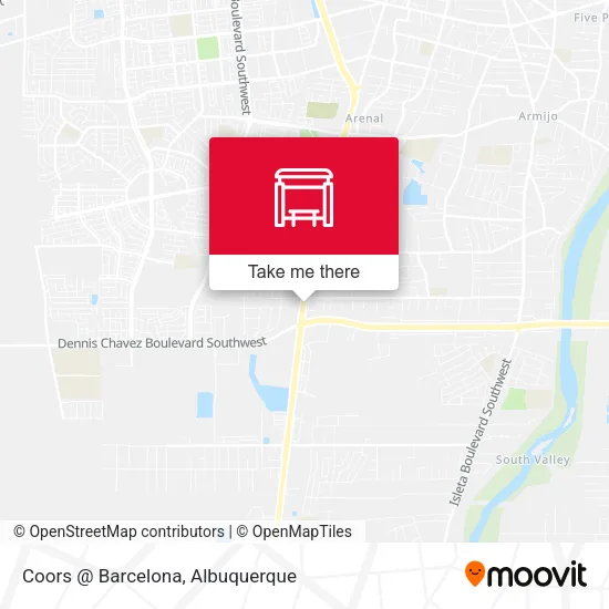 Coors @ Barcelona map