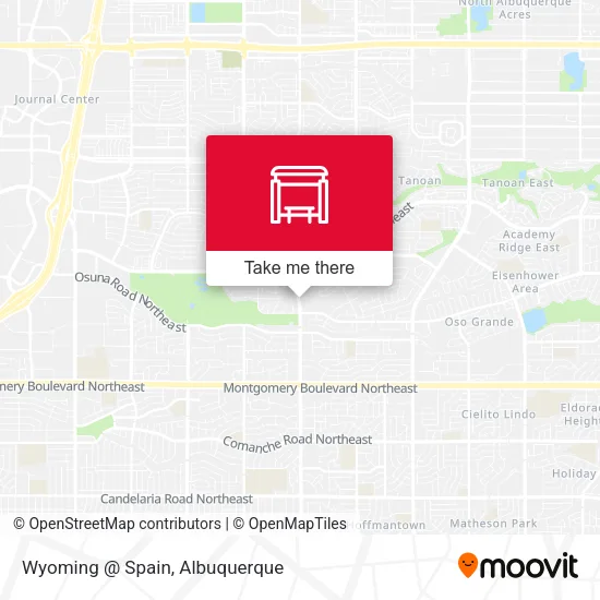 Wyoming @ Spain map