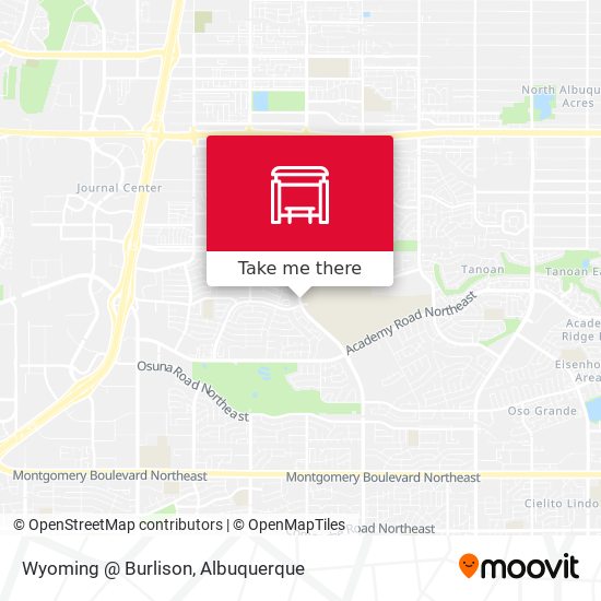 Wyoming @ Burlison map