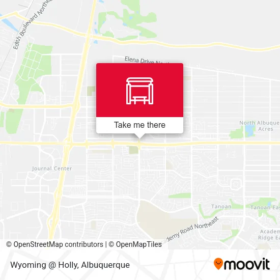 Mapa de Wyoming @ Holly