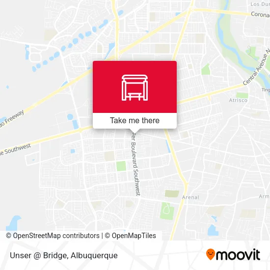 Unser @ Bridge map