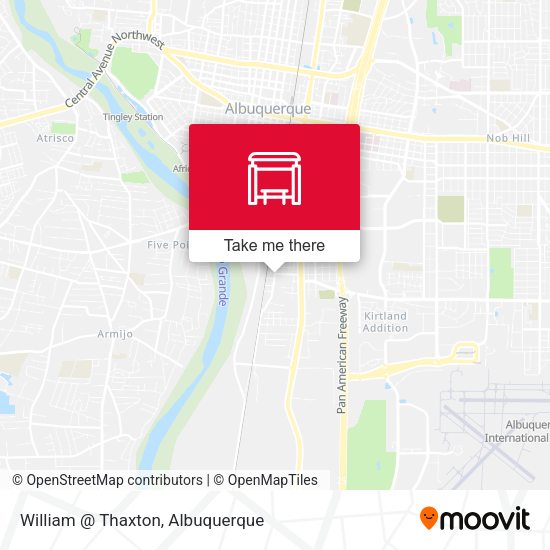 William @ Thaxton map