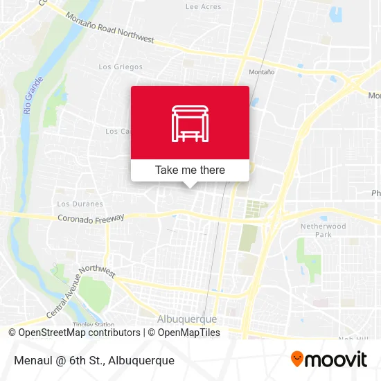 Menaul @ 6th St. map