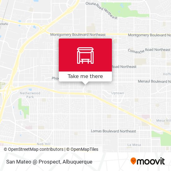 San Mateo @ Prospect map