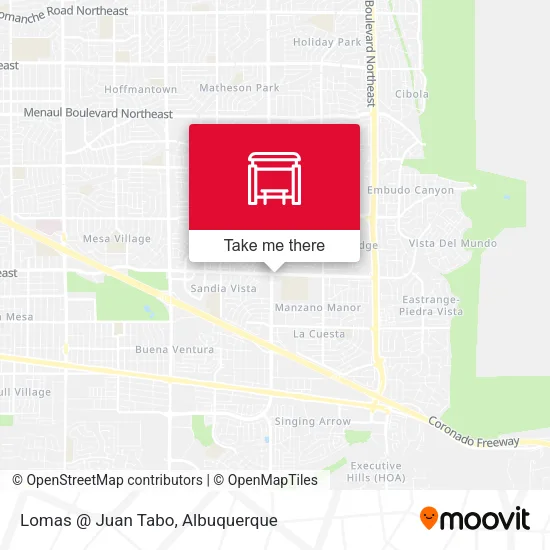 Mapa de Lomas @ Juan Tabo
