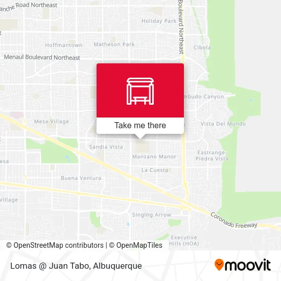 Mapa de Lomas @ Juan Tabo