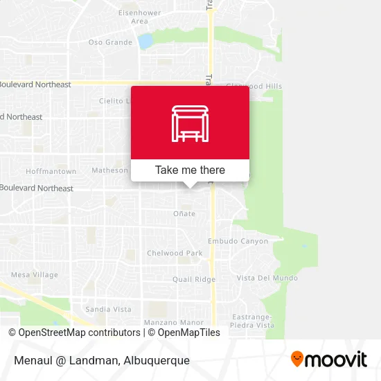 Menaul @ Landman map