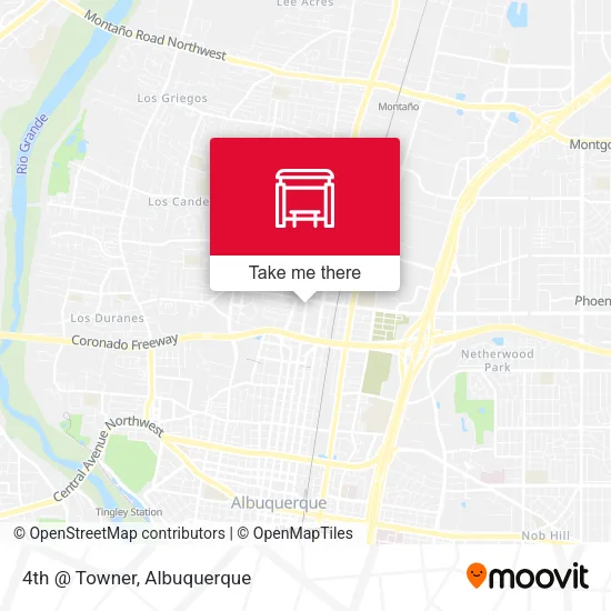 Mapa de 4th @ Towner