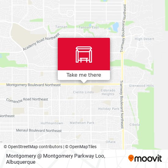 Montgomery @ Montgomery Parkway Loo map
