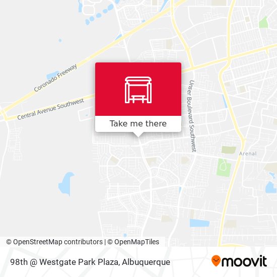 98th @ Westgate Park Plaza map