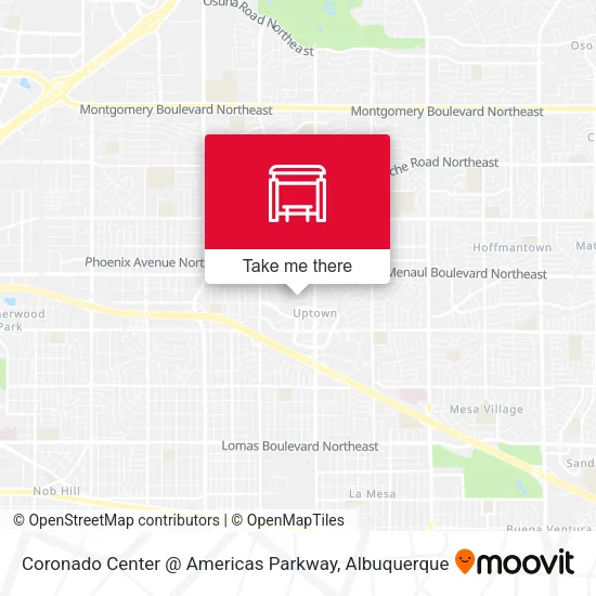 Mapa de Coronado Center @ Americas Parkway