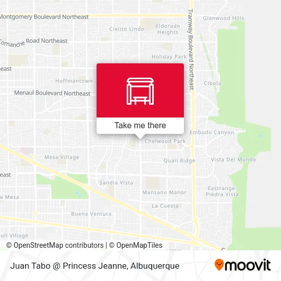 Mapa de Juan Tabo @ Princess Jeanne