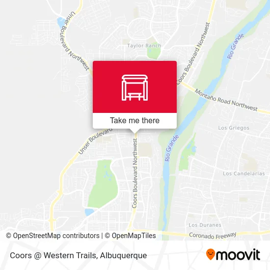 Coors @ Western Trails map