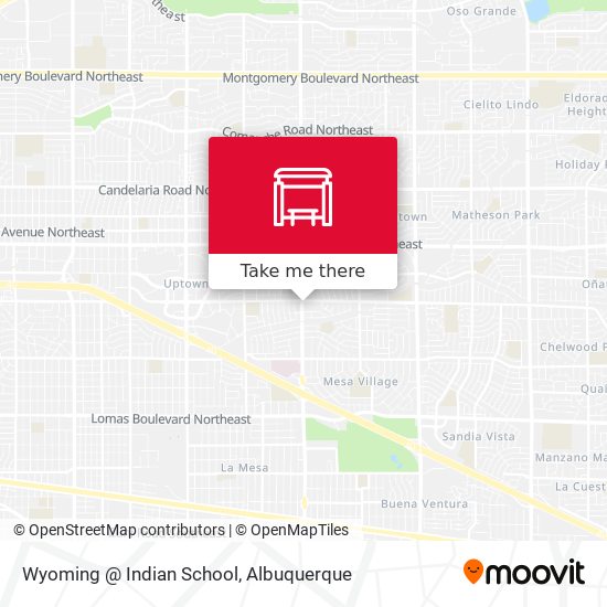 Wyoming @ Indian School map